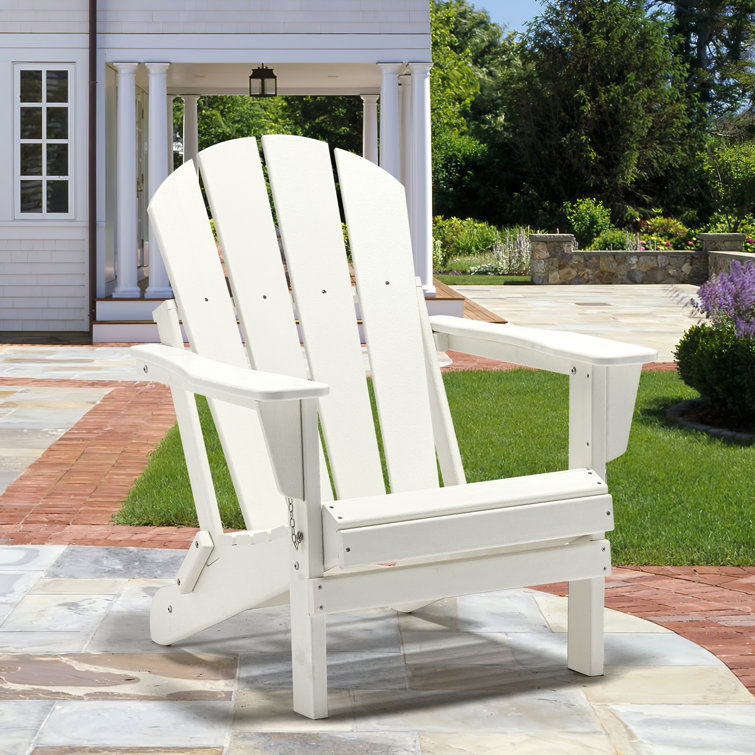 Rosecliff Heights Ena Plastic Folding Adirondack Chair & Reviews Wayfair